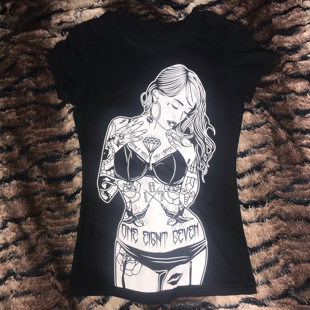 187 Tattoo Model T-shirt